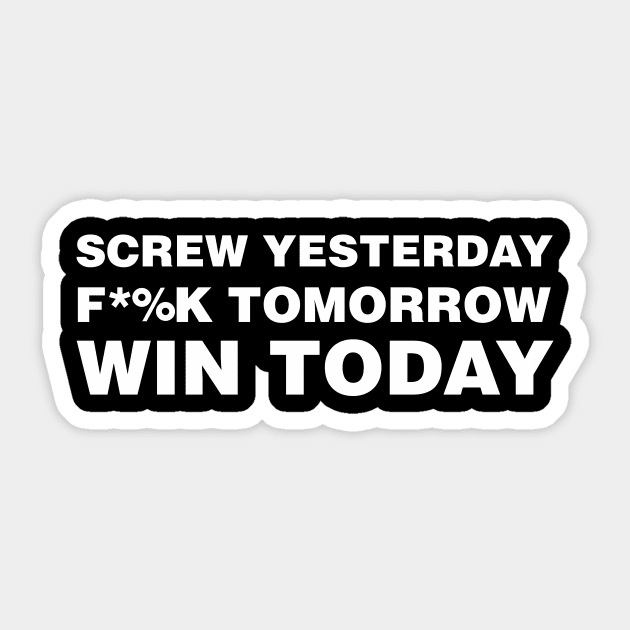 WIN TODAY Sticker by alewis022